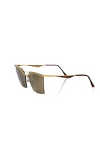 Gold Metallic Fiber Women Sunglasses Frankie Morello