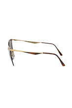 Gold Metallic Fiber Women Sunglasses Frankie Morello