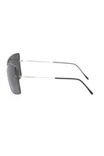 Black Metallic Fiber Women's Sunglass Frankie Morello