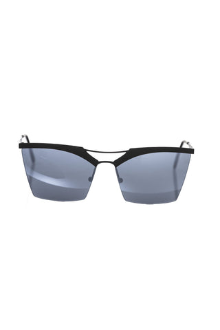 Black Metallic Fiber Women Sunglasses Frankie Morello