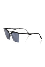 Black Metallic Fiber Women Sunglasses Frankie Morello