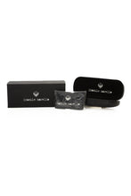 Black Metallic Fiber Women Sunglasses Frankie Morello