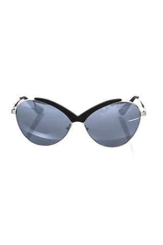 Black Metallic Women Sunglass Frankie Morello