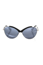 Black Metallic Women Sunglass Frankie Morello