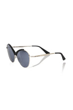 Black Metallic Women Sunglass Frankie Morello