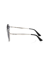 Black Metallic Women Sunglass Frankie Morello