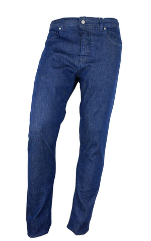 Blue Cotton Men Jeans Aquascutum