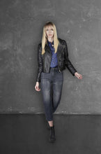 Black Cotton Women's High-Waisted Jeans Yes Zee