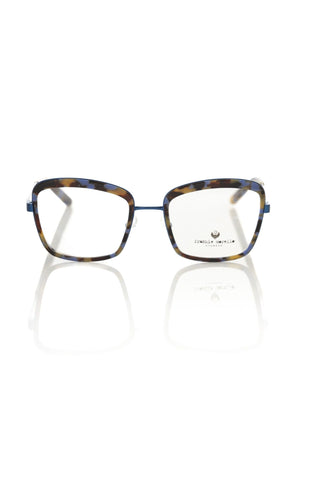 Blue Metallic Women's Eyeglass Frame Frankie Morello