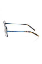Blue Metallic Women's Eyeglass Frame Frankie Morello