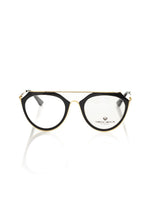 Frankie Morello Aviator-Style Chic Eyeglasses with Gold Accents