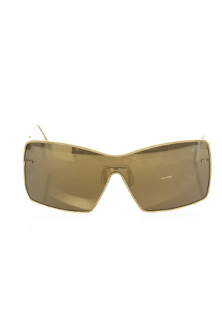 Gold Metallic Fiber Women Sunglasses Frankie Morello
