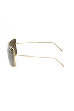 Gold Metallic Fiber Women Sunglasses Frankie Morello
