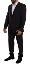 Blue GOLD Wool Single Breasted 2 Piece Suit Dolce & Gabbana