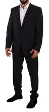 Blue GOLD Wool Single Breasted 2 Piece Suit Dolce & Gabbana