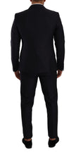 Blue MARTINI Slim fit 2 Piece Coat Suit Dolce & Gabbana