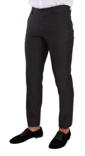 Black MARTINI Single Breasted 2 Piece Suit Dolce & Gabbana