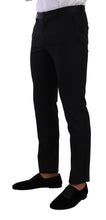 Black Fantasy GOLD Wool Slim Fit 2 Piece Suit Dolce & Gabbana