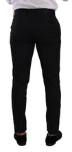 Black Fantasy GOLD Wool Slim Fit 2 Piece Suit Dolce & Gabbana