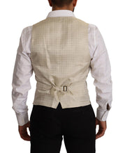 Beige Wool Single Breasted Waistcoat Vest Dolce & Gabbana