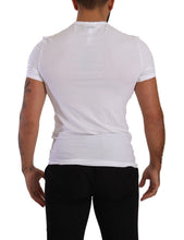 White Round Neck Cotton Stretch T-shirt Underwear Dolce & Gabbana