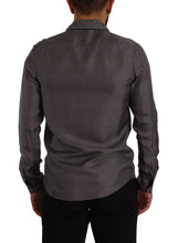 Gray Fantasy Pattern Pajama Top Mens Shirt Dolce & Gabbana