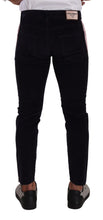 Blue Corduroy Cotton Stretch Skinny Jeans Dolce & Gabbana