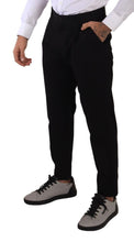 Black Cotton Stretch Chinos Trouser Jeans Dolce & Gabbana