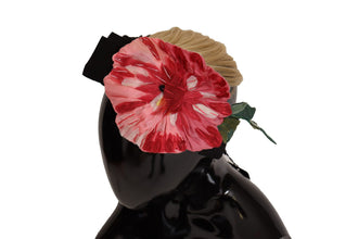 Black Silk White Hair Parrucchiera Diadem Headband Dolce & Gabbana