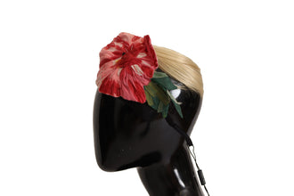 Black Silk White Hair Parrucchiera Diadem Headband Dolce & Gabbana