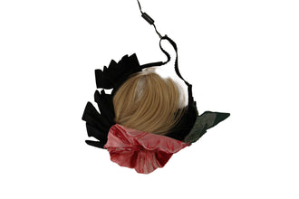 Black Silk White Hair Parrucchiera Diadem Headband Dolce & Gabbana