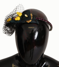 Purple Crystal Diadem Headband Lemons Sicily Tiara Dolce & Gabbana