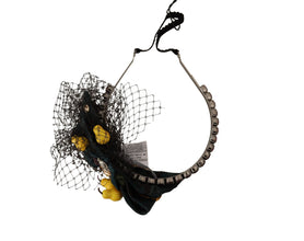 Purple Crystal Diadem Headband Lemons Sicily Tiara Dolce & Gabbana