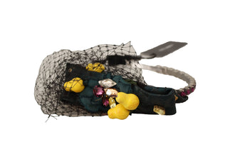 Purple Crystal Diadem Headband Lemons Sicily Tiara Dolce & Gabbana