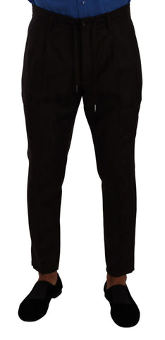 Bordeaux Wool Men Skinny Trouser Pants Dolce & Gabbana