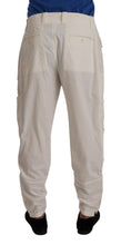 Off White Cotton Corduroy Cargo Pants Dolce & Gabbana