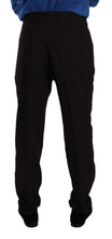 Brown Wool Skinny Formal Dress Pants Dolce & Gabbana