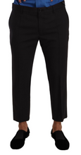 Gray Bordeaux Wool Trouser Dress Pants Dolce & Gabbana
