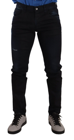 Blue Cotton Stretch Skinny Denim Trouser Jeans Dolce & Gabbana
