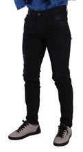 Blue Cotton Stretch Skinny Denim Trouser Jeans Dolce & Gabbana