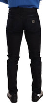 Blue Cotton Stretch Skinny Denim Trouser Jeans Dolce & Gabbana