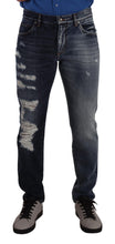 Blue Cotton Regular Denim Trousers Jeans Dolce & Gabbana