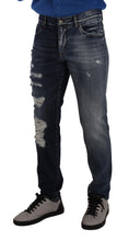 Blue Cotton Regular Denim Trousers Jeans Dolce & Gabbana