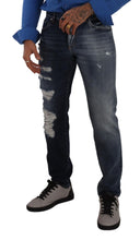 Blue Cotton Regular Denim Trousers Jeans Dolce & Gabbana