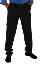 Gray Wool Silk Dress Trouser Dress Pants Dolce & Gabbana