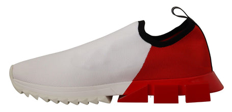White Red Sorrento Sandals Sneakers Dolce & Gabbana