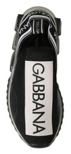 Black White SORRENTO Sport Stretch Sneakers Dolce & Gabbana