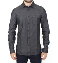 Denim Jeans Cotton Casual Gray Stretch Shirt Ermanno Scervino
