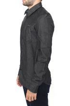 Denim Jeans Cotton Casual Gray Stretch Shirt Ermanno Scervino