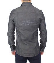 Denim Jeans Cotton Casual Gray Stretch Shirt Ermanno Scervino